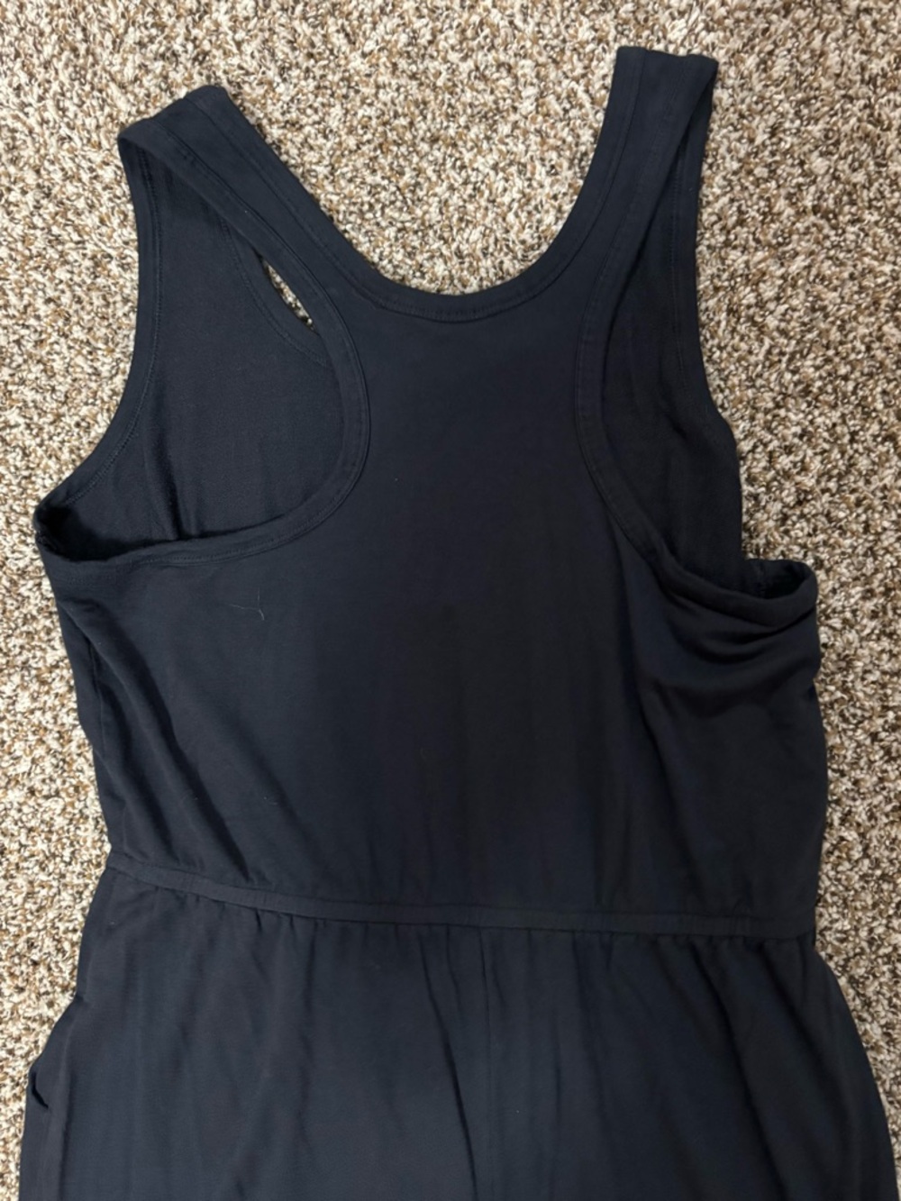 Soma Navy Sleeveless Jumpsuit with Front Pockets - Picture 2 of 4